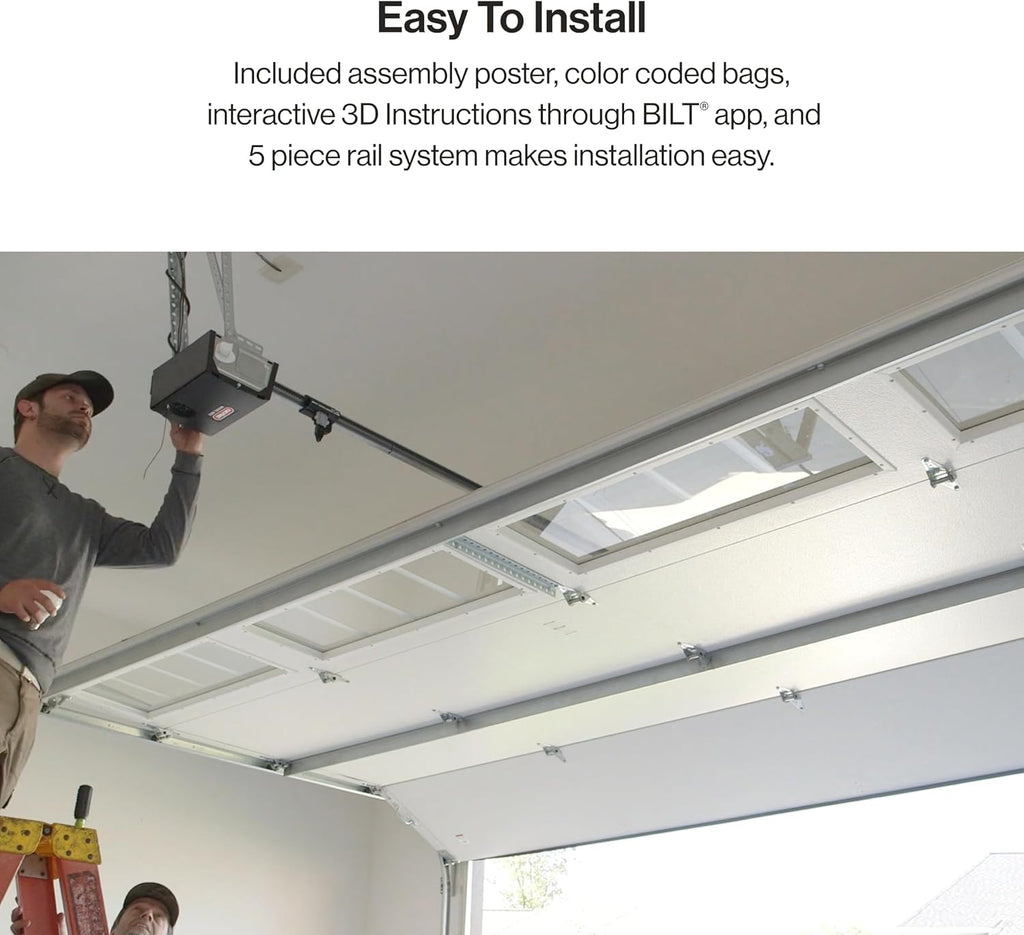 Chain Drive 750 3/4 HPc Garage Door Opener w/Battery Backup - Heavy Duty - Operate your garage door when the primary