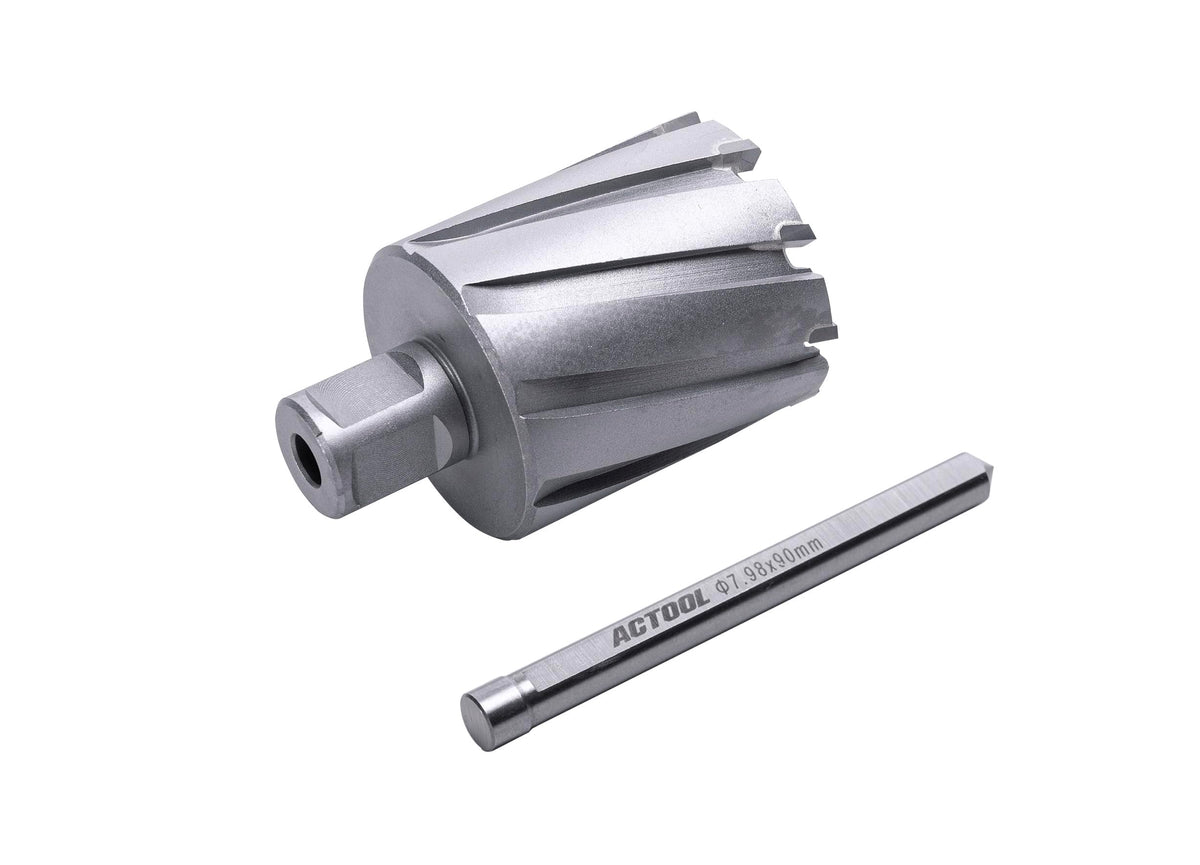 ACTOOL 1-7/8'' Diameter x 1-3/8'' Depth of Cut Carbide Tipped TCT ANNULAR Cutter with 3/4'' Weldon Shank