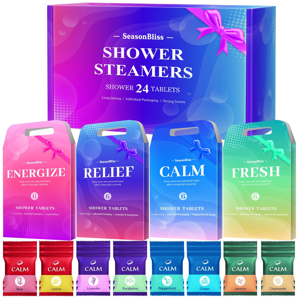 Shower Steamers 24 Pack, Shower Tablets