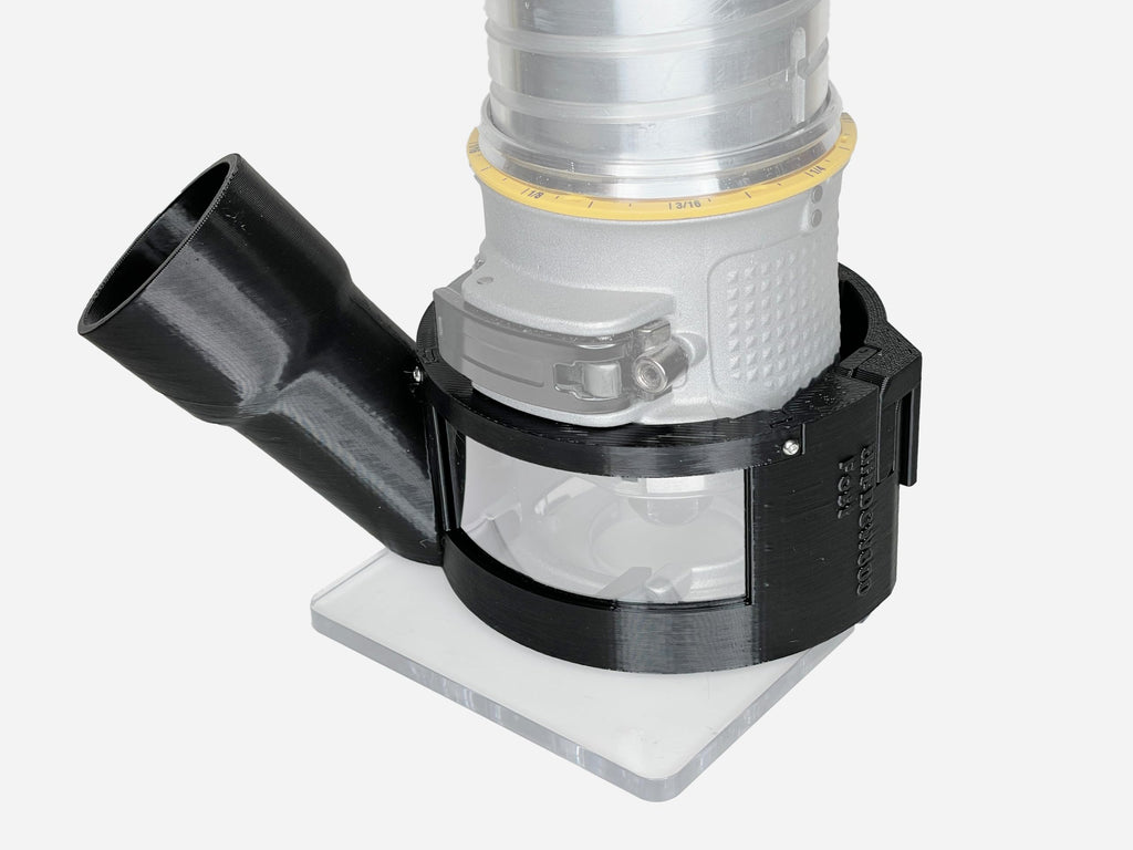 DigitalContrast Hose Adapter, Fits DeWalt DWP611 Corded Router, Large Window