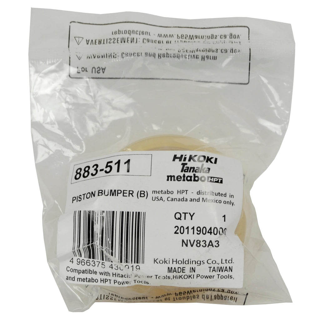 Metabo HPT 883511 Piston Bumper Replacement Part for Nailer NR83A3 (2-Pack)
