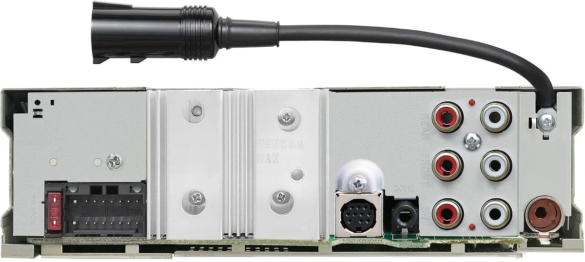 KMR-D382BT (50W x 4Ch) Single Din Car/Marine Stereo Head Unit with Bluetooth, Hands-Free Calling, CD Player, USB