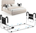 KingPavonini Dual Side Bed Rails for Seniors, 350 LBS Capacity, Model BM10