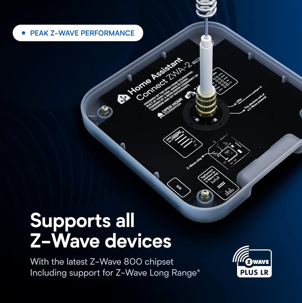 Home Assistant Connect ZWA-2 | Connect Z-Wave devices to Home Assistant | Official Home Assistant Hardware
