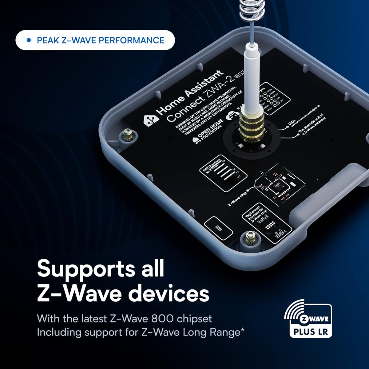 Home Assistant Connect ZWA-2 | Connect Z-Wave devices to Home Assistant | Official Home Assistant Hardware