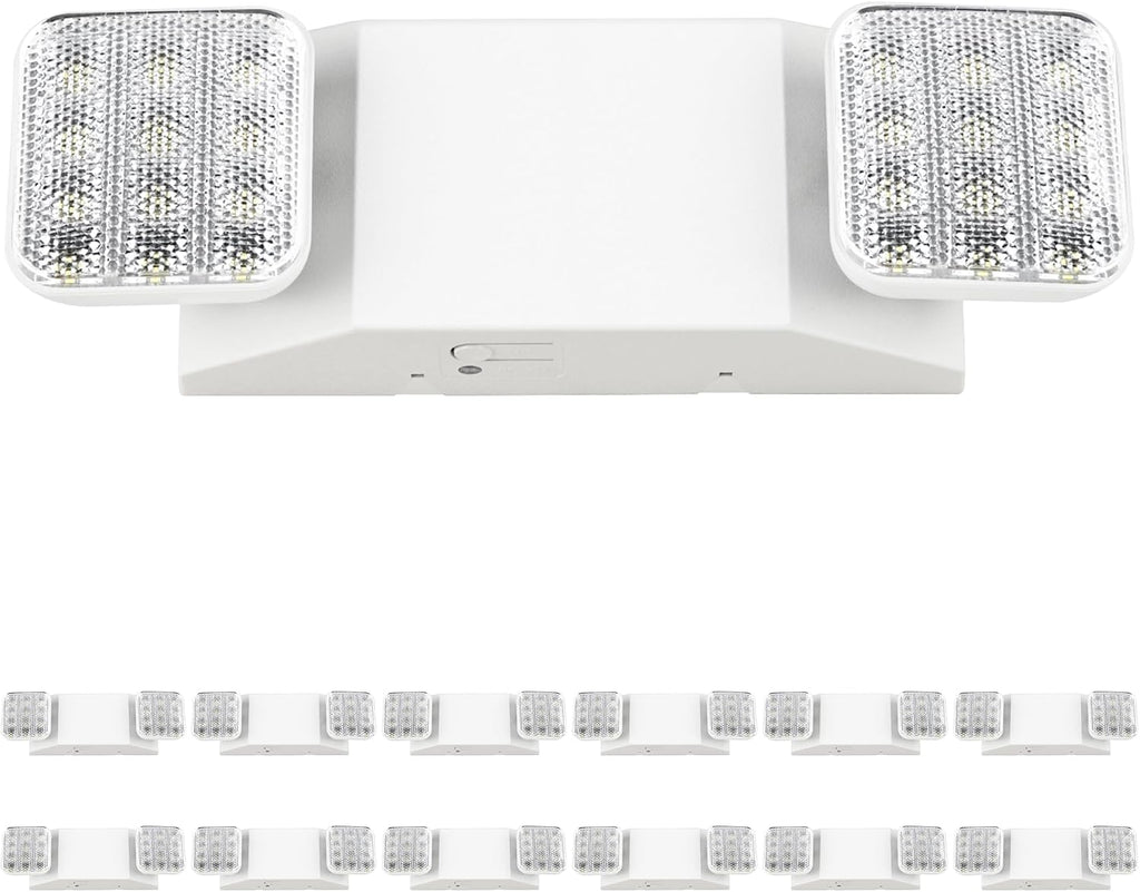Sunco 12 Pack LED Emergency Lights for Outages, 90 Minute Backup Battery