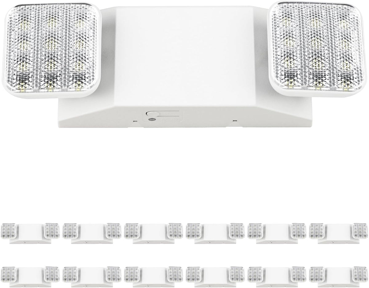 Sunco 12 Pack LED Emergency Lights for Outages, 90 Minute Backup Battery