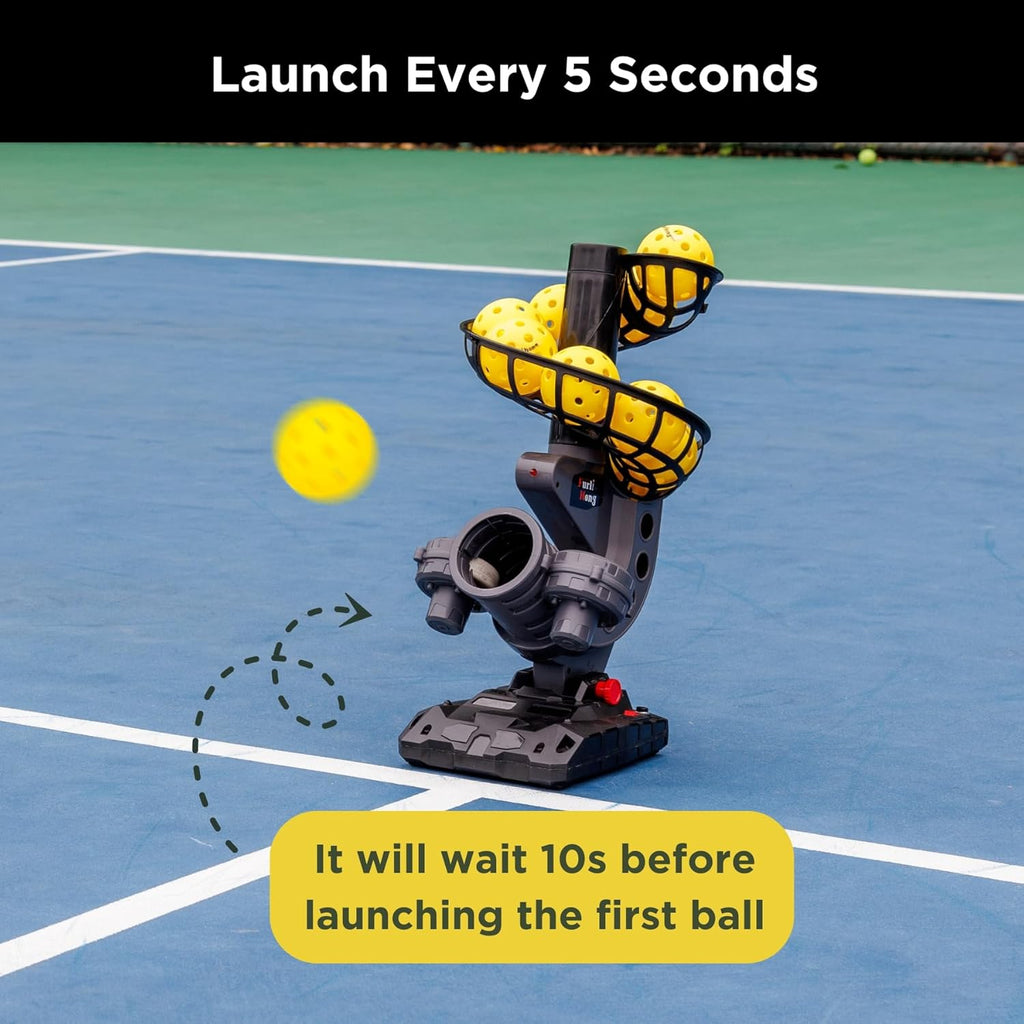 388PBH Pickleball Machine, Includes 9 Pickleballs