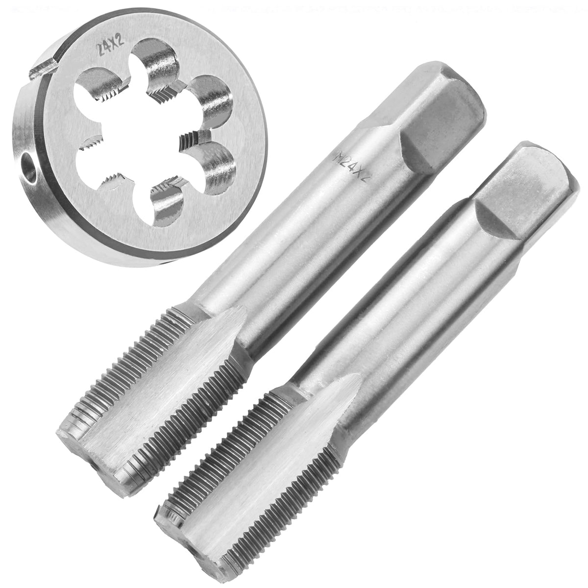 Aceteel M24X2 Hand Tap and Round Die Set Right Hand