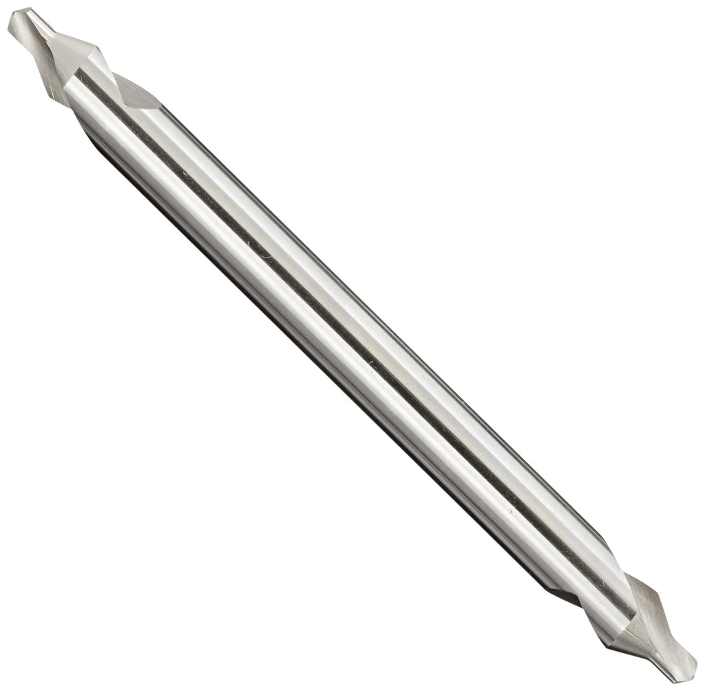 YG-1 - D1C90101 D1C90 High Speed Steel Long Length Center Drill Bit, Uncoated (Bright), Slow Spiral, 60 Degree, 3/16" Diameter x 6" Length (Pack of 1)
