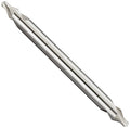 YG-1 - D1C90101 D1C90 High Speed Steel Long Length Center Drill Bit, Uncoated (Bright), Slow Spiral, 60 Degree, 3/16" Diameter x 6" Length (Pack of 1)