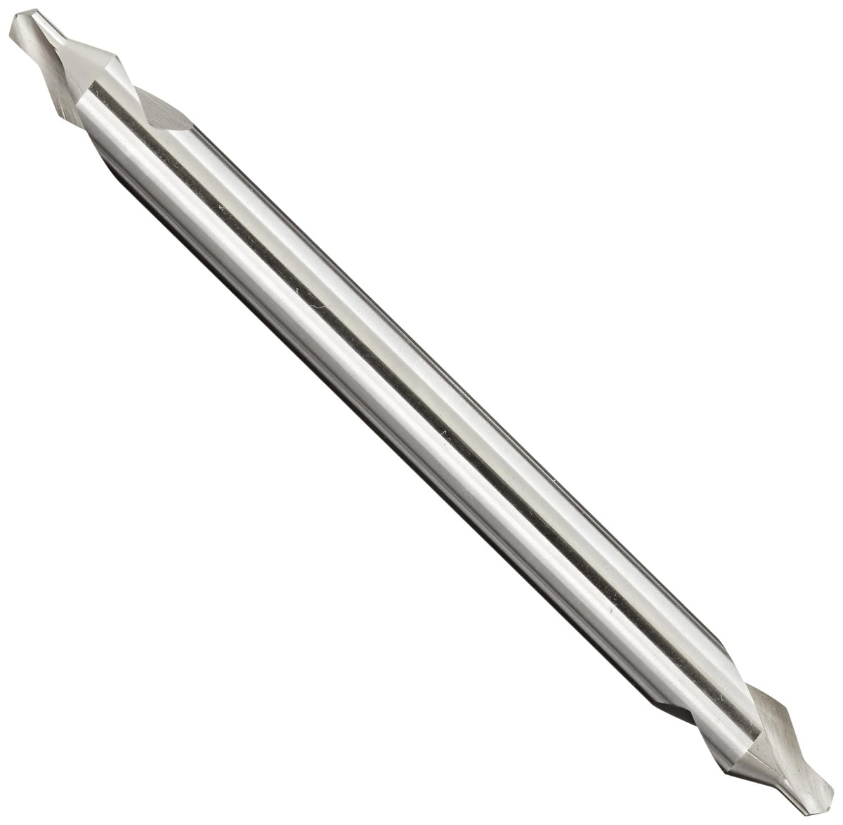 YG-1 - D1C90101 D1C90 High Speed Steel Long Length Center Drill Bit, Uncoated (Bright), Slow Spiral, 60 Degree, 3/16" Diameter x 6" Length (Pack of 1)