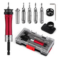 WildBossy HSS Metal Countersink Drill Bit Set, 10-in-1 Hex Shank