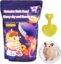 Hamster Bath Sand,5LB Dust Free Hamsters Bathing Sand Natural Petals Scented Desert Sand or Potty Litter Sand for