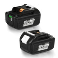 2 Pack 6Ah Replacement for 18V Battery BL1860B, Replacement Batteries