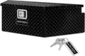 39" Trailer Tongue Box, Heavy Duty Diamond Plate Tool Chest, Black