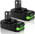 Bonacell 2Pack 3.0Ah Replacement for Ryobi 18V Battery Lithium Compatible with 18 Volt Battery ONE+ Plus P102 P103 P104 P105 P106 P108 P107 P109 P190 PBP002 PBP003 PBP004 PBP005 Cordless Power Tools