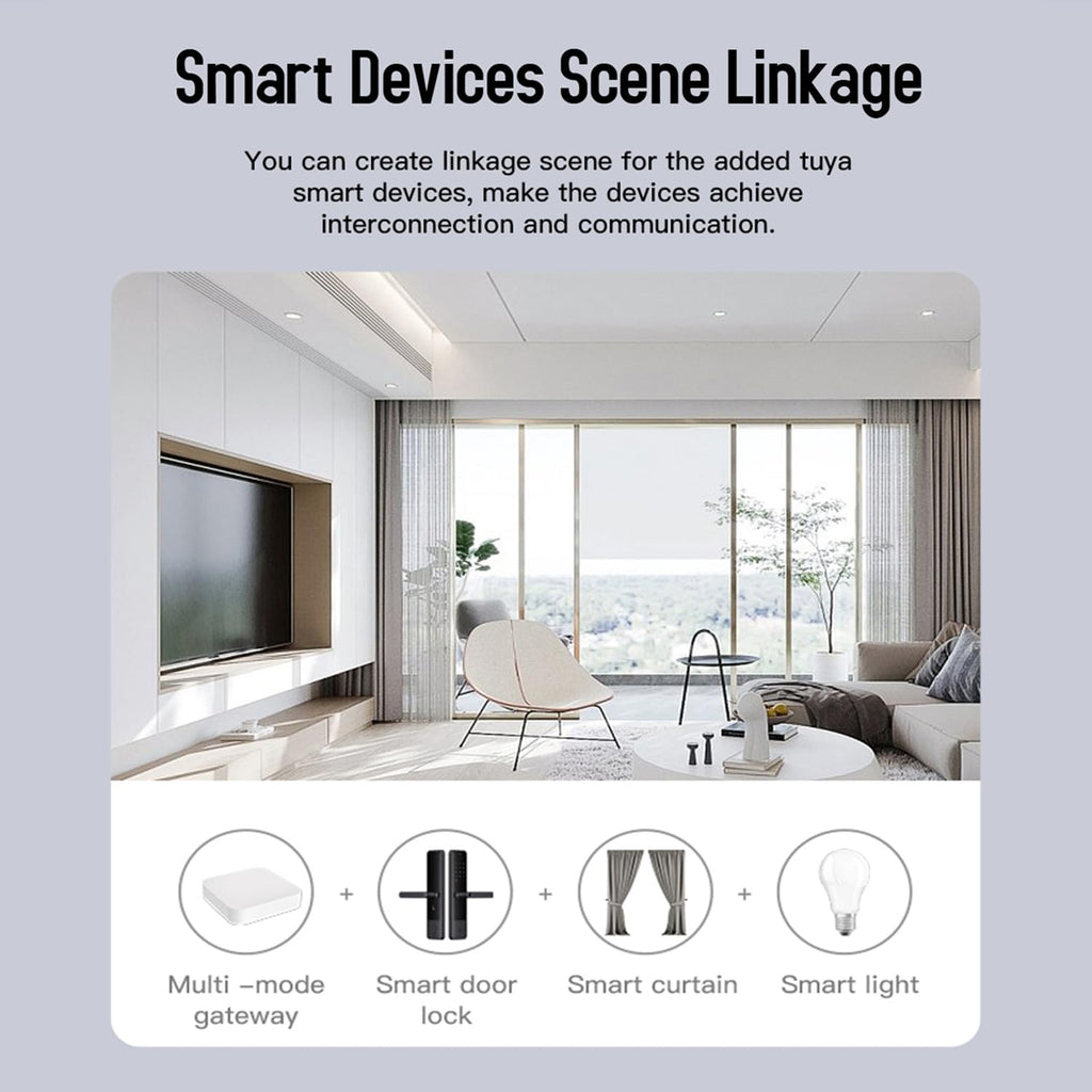Smart Multi-Mode Gateway: ZigBee 3.0 & Bluetooth & Mesh Hub, App Remote Control, Intelligent Bridge Wireless Smart
