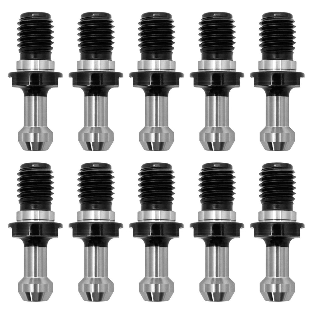 QWORK 10Pcs CAT40 45°Pull Stud Retention Knob for HAAS CAT 40 CNC Tool Holder Replace# 202-5925