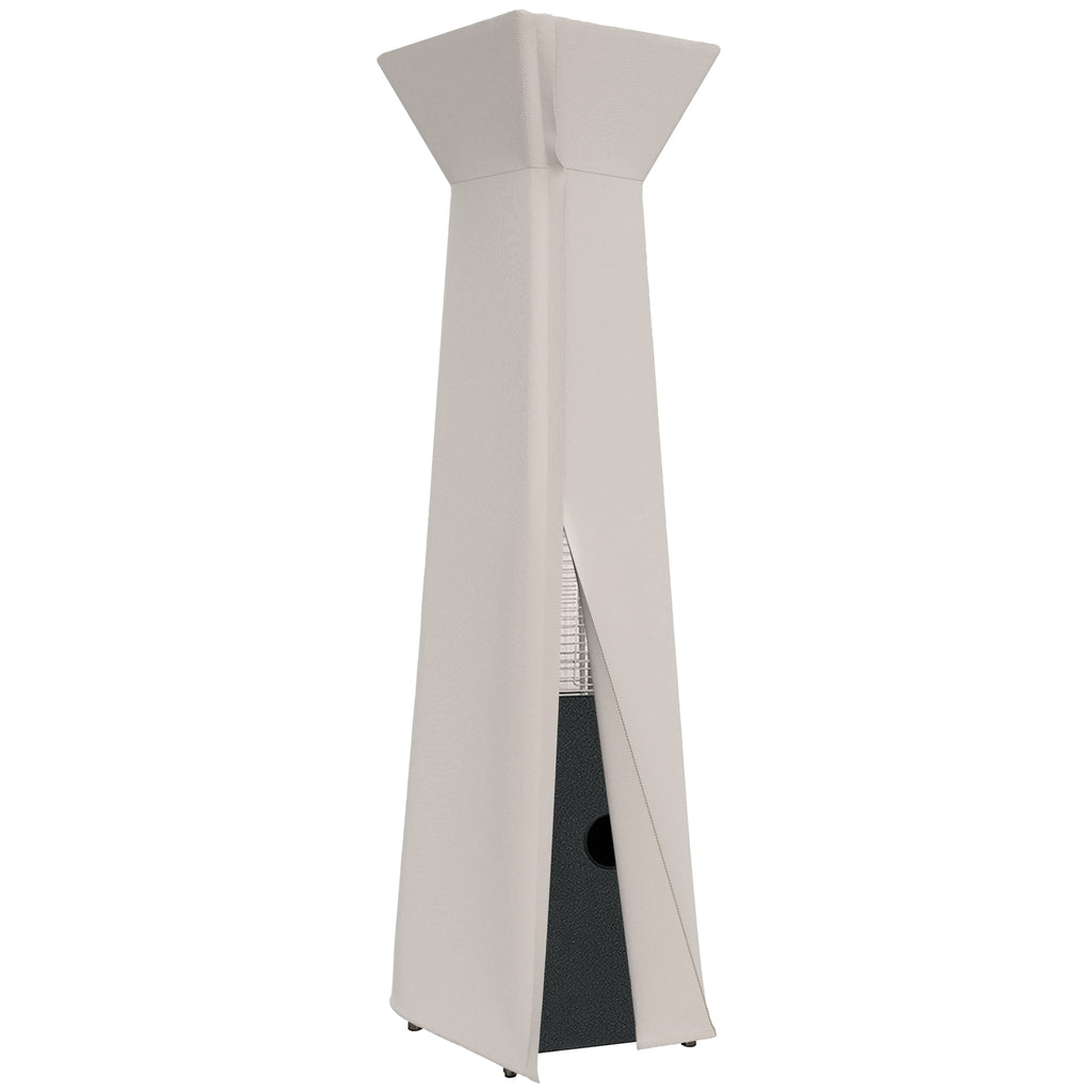 Pyramid Patio Heater Cover for Hiland, Outdoor Cover Waterproof, Propane Heater Heavy Duty with Zipper, 21W x 21D x 90H