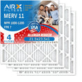 21.5x23.5x1 Furnace AC Filter MERV 11 Allergy 4-Pack