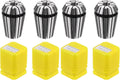 uxcell ER20 Spring Collet, 1/4" Chuck for CNC Engraving Machine Lathe Milling 4pcs