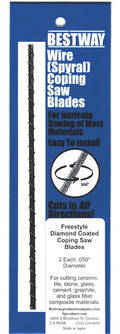 Freestyle Diamond Coated Coping Saw Blades, (2 pcs)