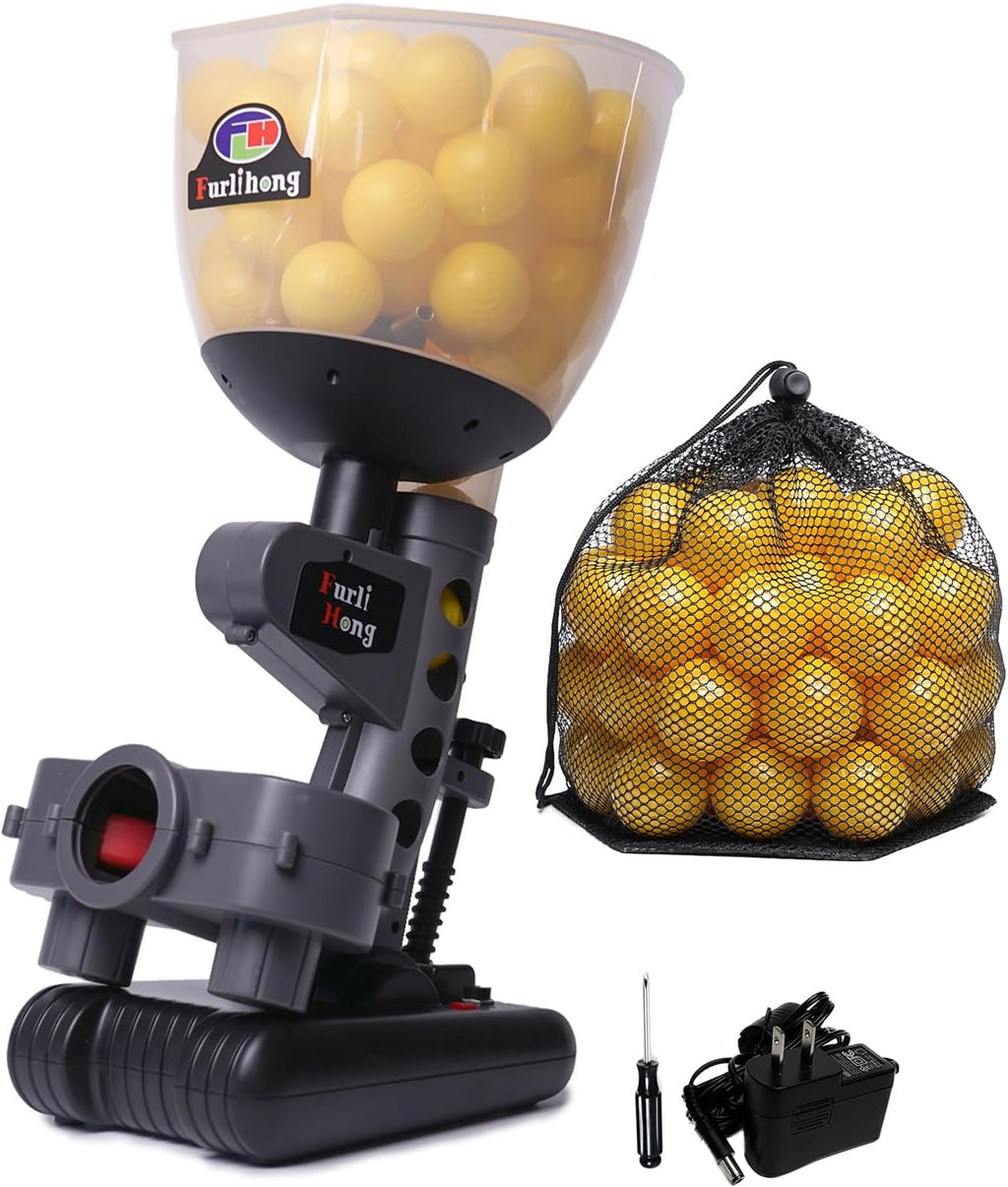 692BH Baseball Pitching Machine, Includes 60 pcs Balls