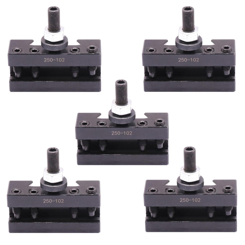 5Pcs 250-102 AXA #2 Quick Change Boring Turning and Facing Tool Post Holder