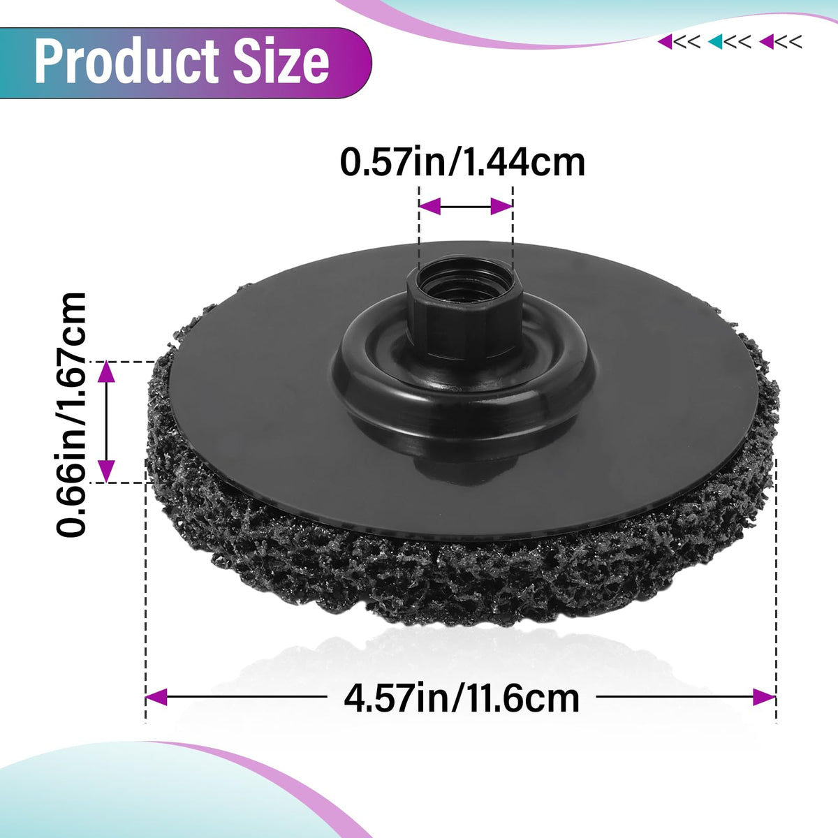 2 Pcs 0513041 Paint Eater Replacement Disc for Rotating Palm Sander