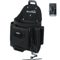 Professional Small Electrician Tool Pouch for Tool Belt Pockets with Belt Clip Attachment 9 Pockets Tradesman Tool