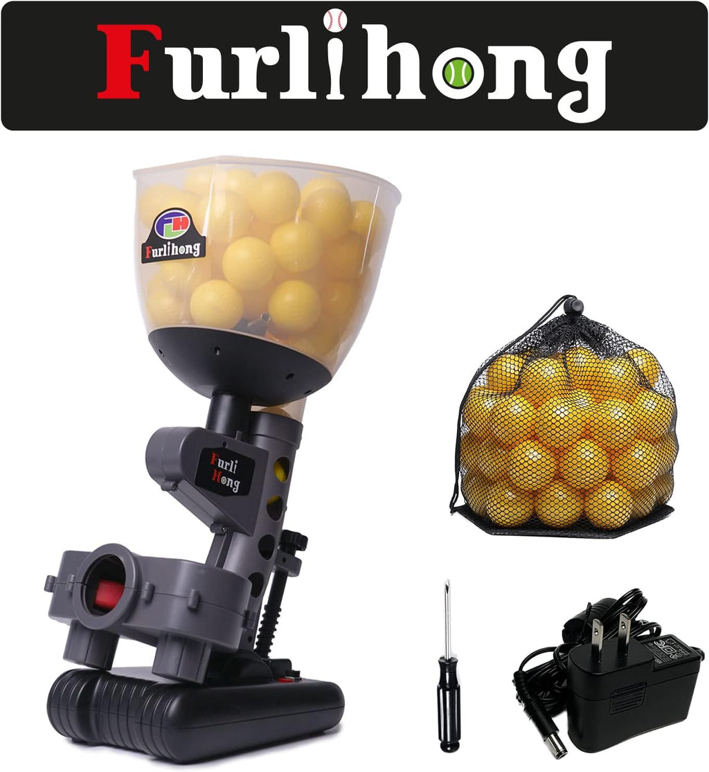 692BH Baseball Pitching Machine, Includes 60 pcs Balls