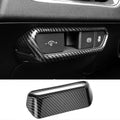 JUIVEEL Headlight Adjustment Switch Button Cover Trim,Front lamp Adjusting Part Cover Compatible with Kia K4 2025-2026 Accessories (Carbon Fiber Style)