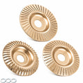 3pcs Wood Sanding Disc for Angle Grinder, Tungsten Carbide Grinding Discs