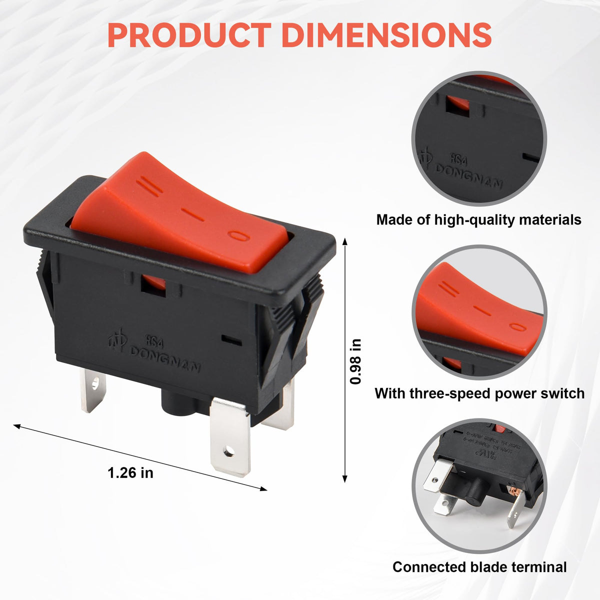 Vacuum Cleaner Power Switch for Shark Vacuum Switch Fit for Shark Navigator