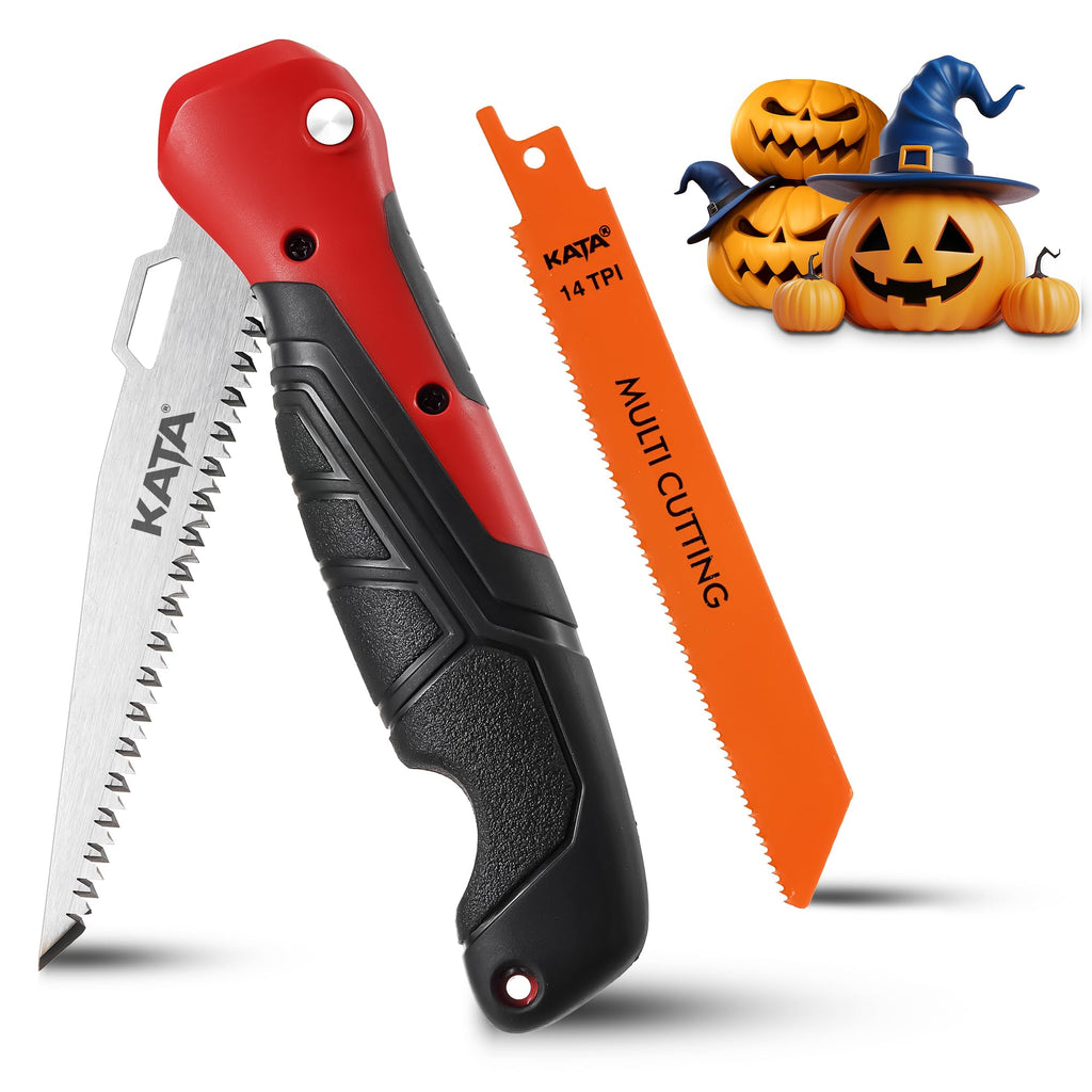 KATA 2-in-1 Folding Hand Saw with Interchangeable Multi-Cutting Blade