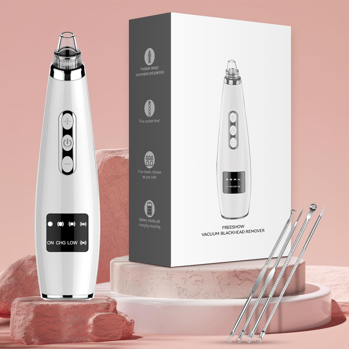 Blackhead Remover Vacuum USB Rechargeable