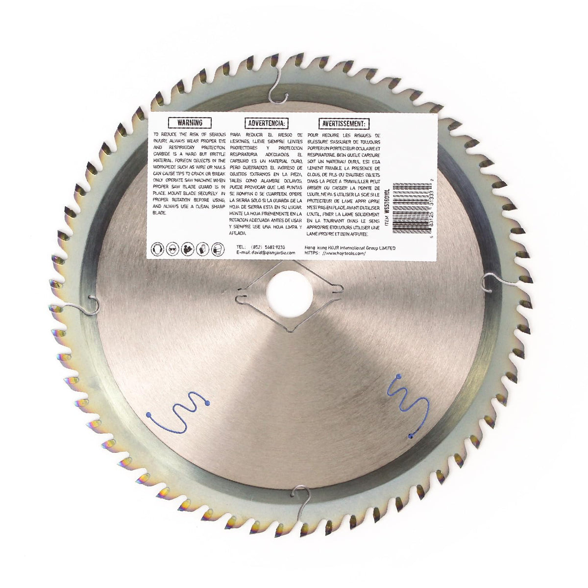 HOJR Circular Saw Blades Woodworking TA Series,6-1/2" 60-Tooth 5/8" Arbor, Ultra Finish/GeneralPurpose,Special Anti-Thermal Adhesion Coating on Cutting Head -TA, 6-1/2" 60T TA.