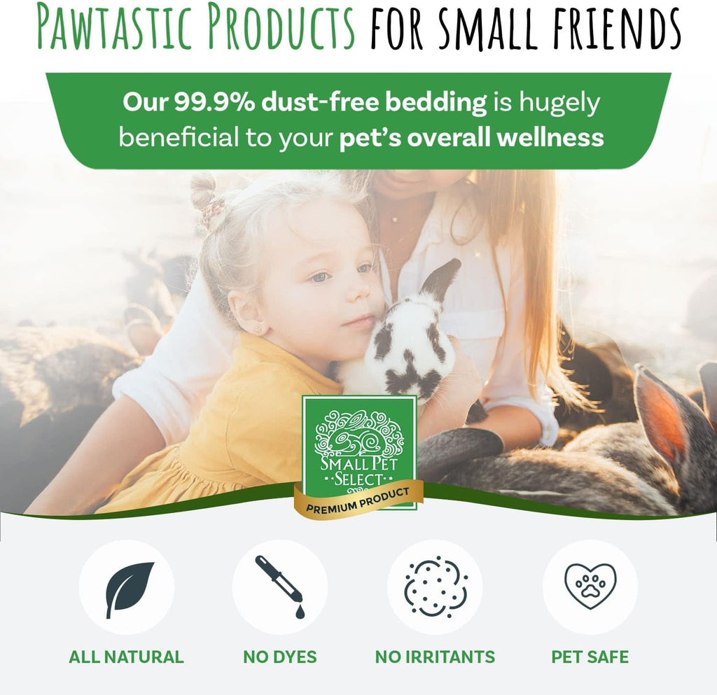 Premium Natural Aspen Bedding, Animal Bedding for Small Indoor and Outdoor Pets, Made in the USA, Jumbo Size 141 L