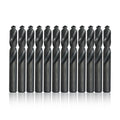Drill America D High Speed Steel Heavy Duty Split Point Stub Drill Bit (Pack of 12), D/AST Series