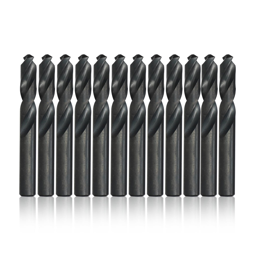 Drill America #31 High Speed Steel Heavy Duty Split Point Stub Drill Bit (Pack of 12), D/AST Series