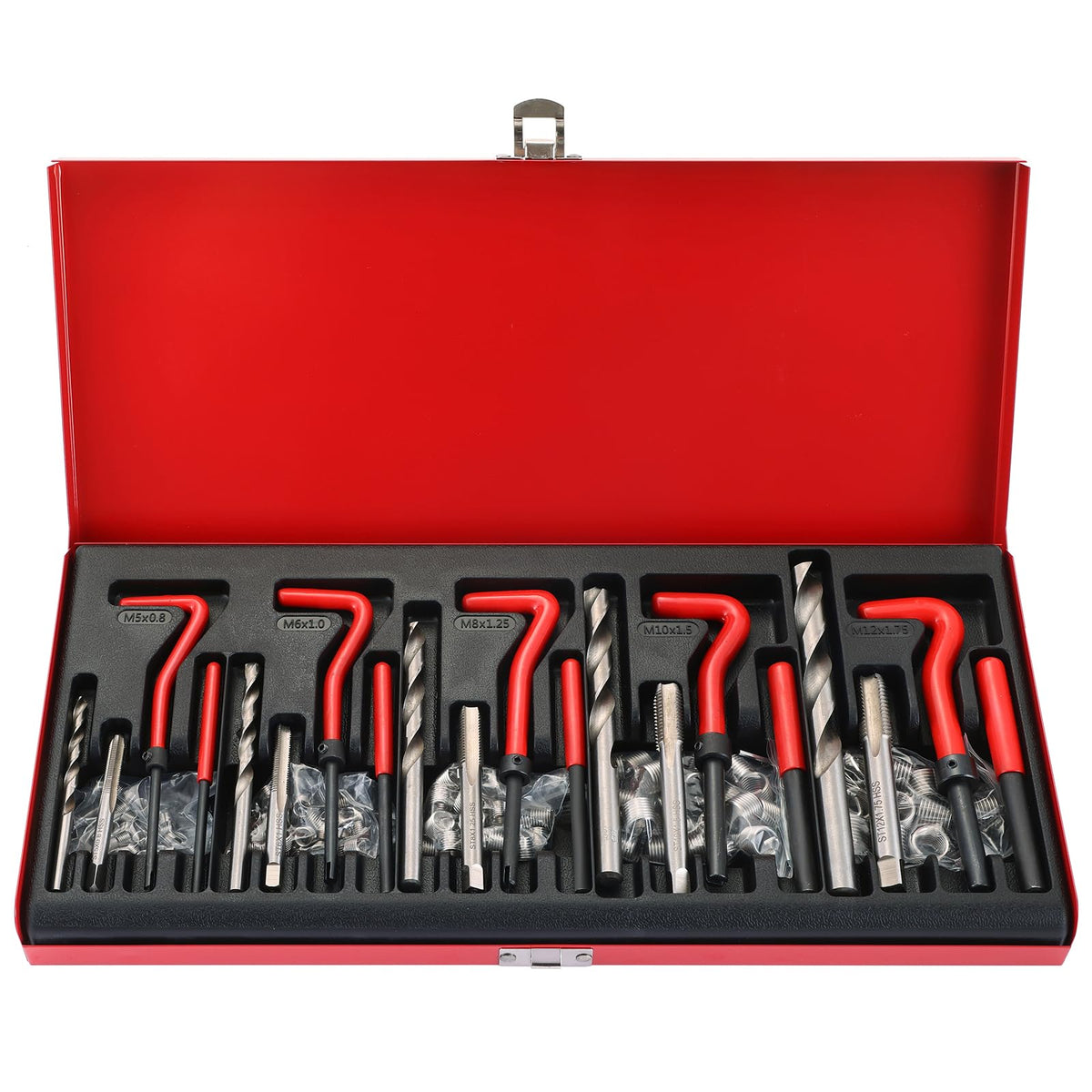 weyleity 131-Piece Metric Helicoil Thread Repair Kit