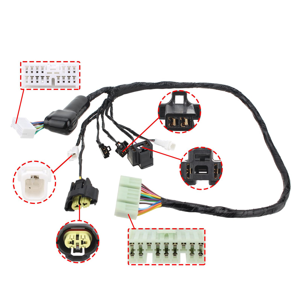 CARBBIA 36620-01H00 Headlight Speedo Gauges Wiring Harness Wire Loom