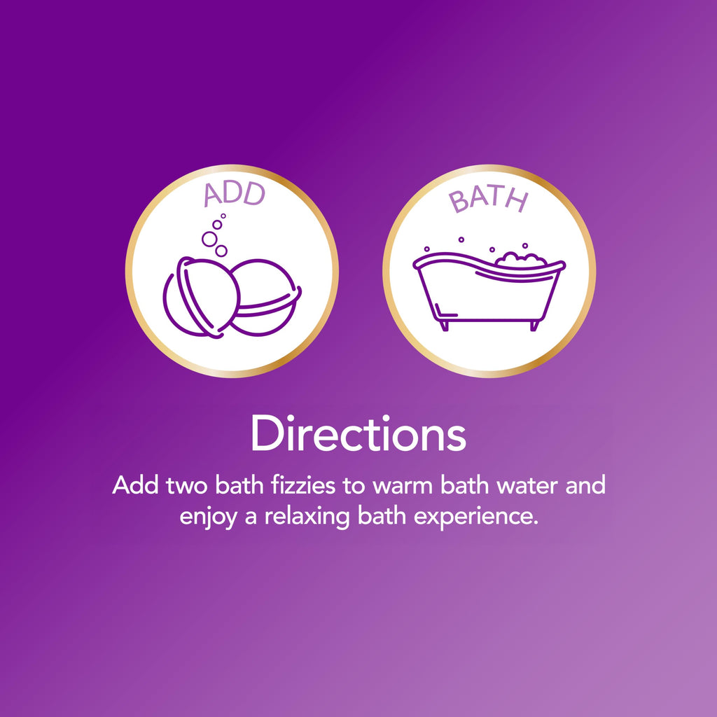 Bath Fizzies, Lavender & Honey, 8 pcs