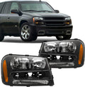JSBOYAT Headlight Assembly Fit for 2002-2009 Chevy Trailblazer