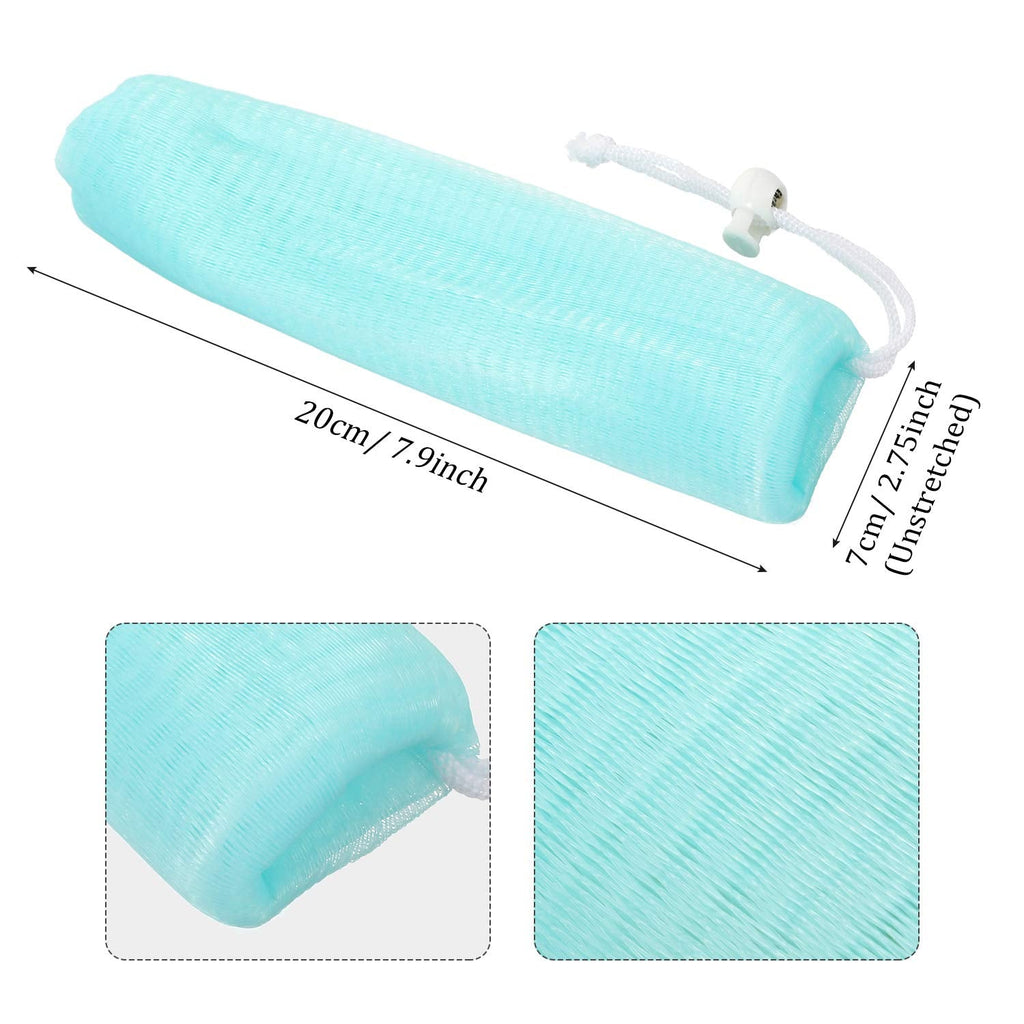 10 Pieces Mesh Soap Saver Bag Loofah for Bar, Exfoliating Shower