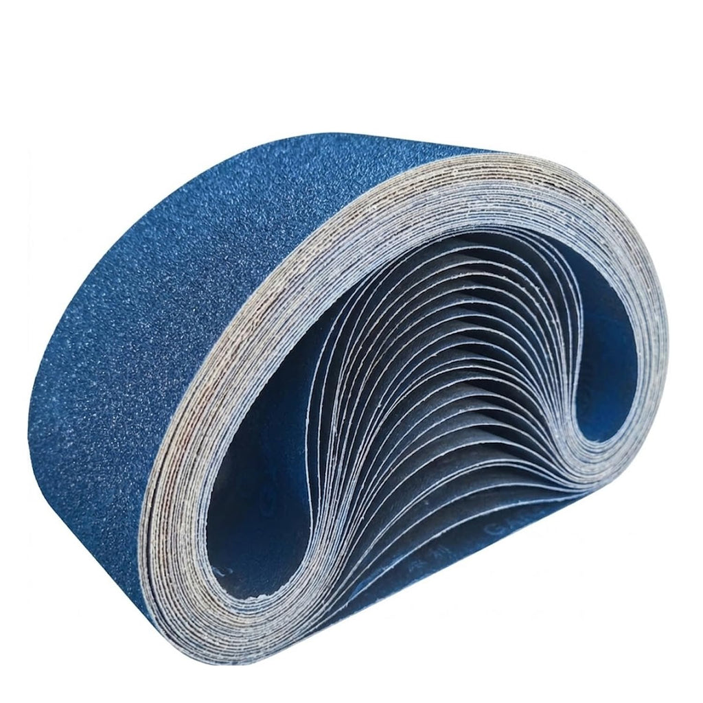 4" x 36" Zirconia Sanding Belts, 15Pcs 3 Each of 80/120/150/240/400 Assorted Grits Belt Sander Paper, Abrasive Sanding Belts for Belt Sander, Metal Polishing, Derusting, Woodworking