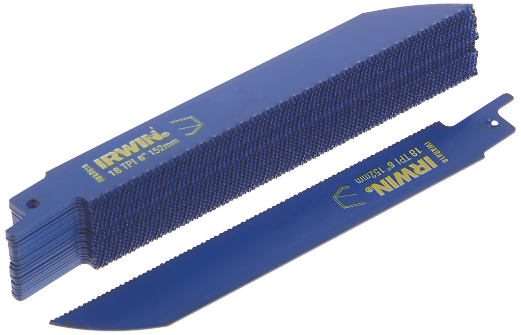 IRWIN Tools Reciprocating Saw Blade, Metal-Cutting, 6-inch, 18 TPI (372618B)