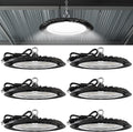 Sunco 6 Pack UFO LED High Bay Light, 150W, 5000K, 21000LM