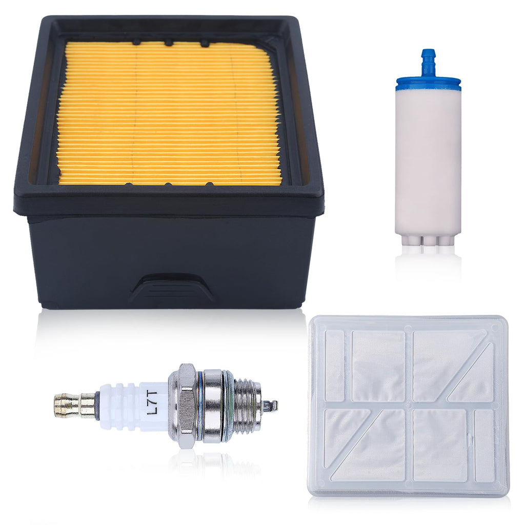 Atunee Air Filter Tune Up Kit for Husqvana K760 K770 Parts Replaces 574362302 574362301 Concrete Cut Off Saw K 770 Power Cutter K760 506264101 with Pre-Filter Fuel Filter Spark Plug